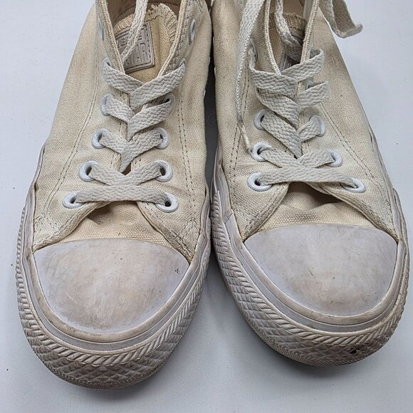 Converse All Star Womens Size 8 White Low Top Casual Sneakers Shoes Walking - Picture 10 of 13